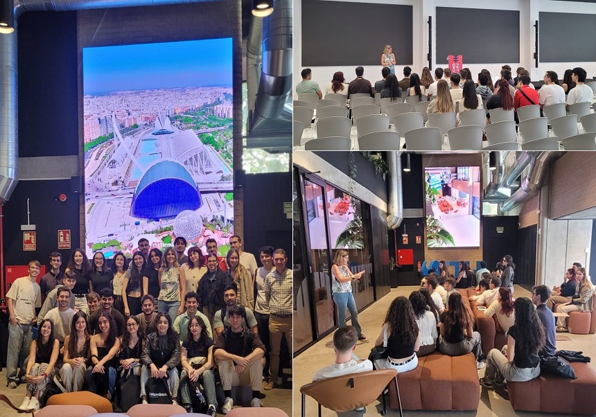 Students of the Master's Degree in Biotechnology and Biomedicine R&D Visit BIOHUB VLC, Health in Code, and Terminal Hub